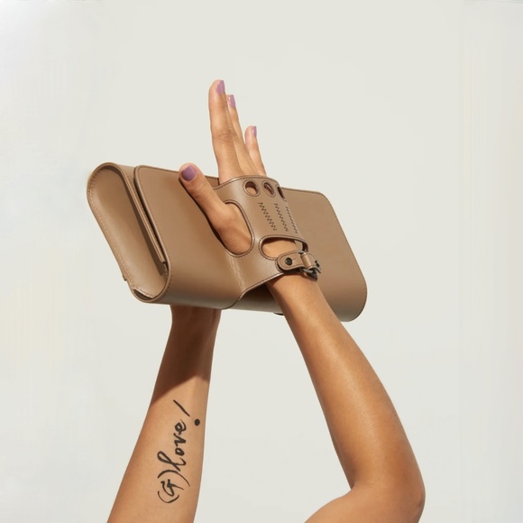 Perrin Paris Jungle Green Le Cabriolet Glove Clutch Bag Limited Edition … - Picture 16 of 16